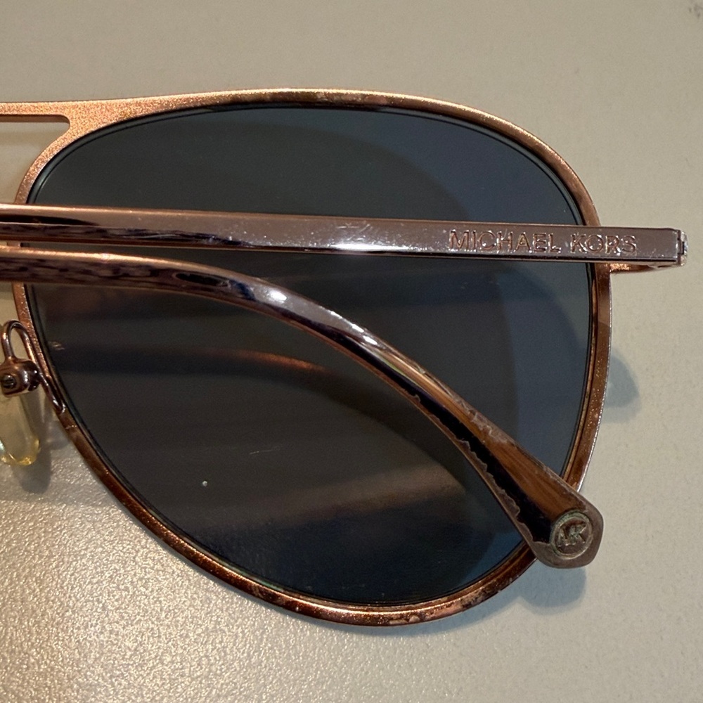 Michael Kors Kona Aviator Sunglasses (MK1089) - Rose Gold    designer lux luxury - Picture 7 of 7